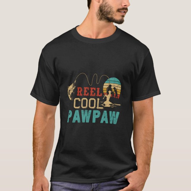 Camiseta Fishing Reel Pawpaw Fatherâ€™S Day Fisher Pawpaw (Frente)