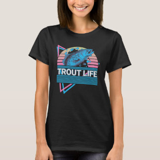 Camiseta Fishing Retro Trout Life