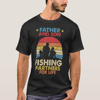 Camiseta Fishing Shirt Father And Son Fishing Partners For