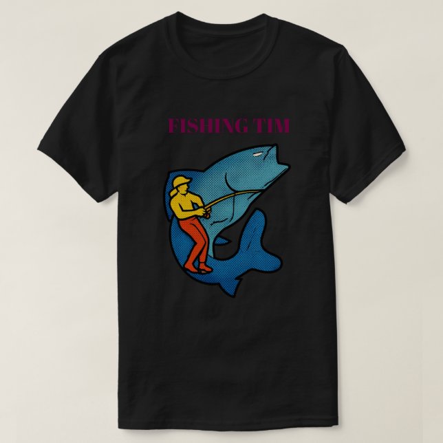 Camiseta  Fishing T-Shirt (Frente do Design)
