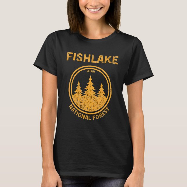 Camiseta Fishlake Utah National Forest (Frente)