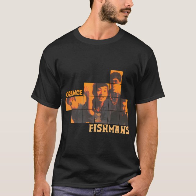 Camiseta Fishmans - Laranja (Frente)