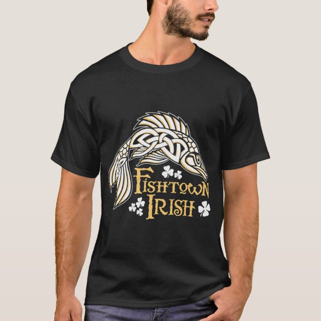 Camiseta Fishtown Irlandês (Peixe Celta) (Frente)