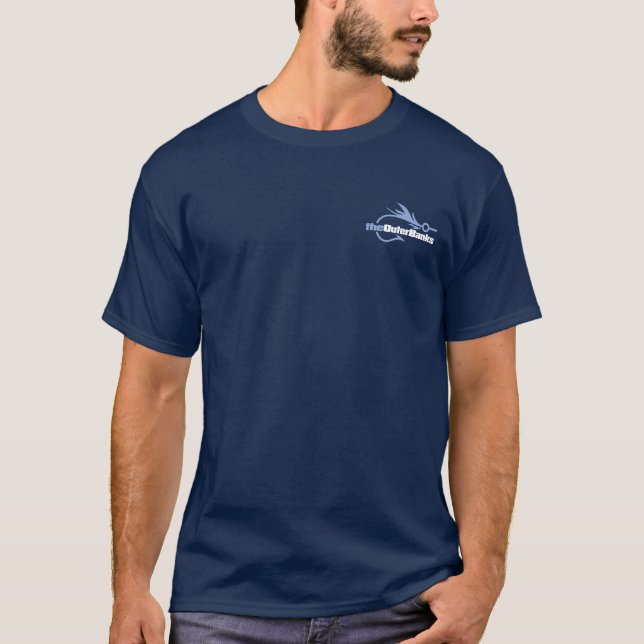 Camiseta fishwhisperer Outer Banks (Frente)