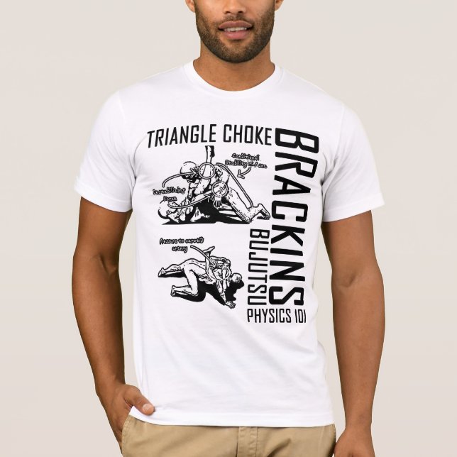 Camiseta Física 101: Bloqueador do triângulo (Frente)