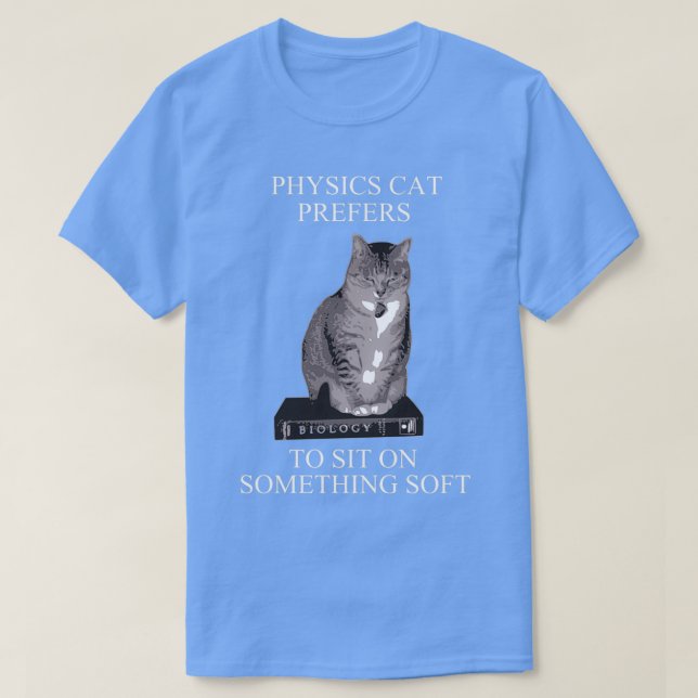 Camiseta Fisica Cat (Frente do Design)