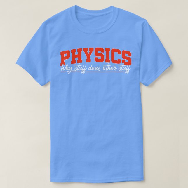 Camiseta Fisica Ciência Física Presente (Frente do Design)