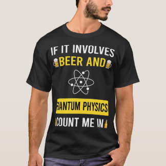 Camiseta Física Da Cerveja E Quântica