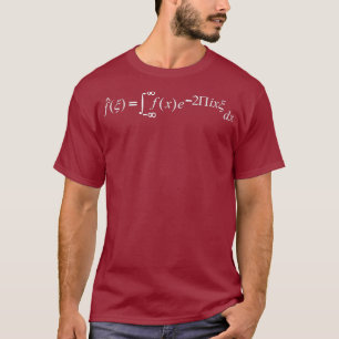 Camiseta Física da Equação de Transformação Fourier