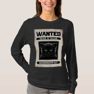 Camiseta Física de Gato de Schrodinger, Morto e Alive