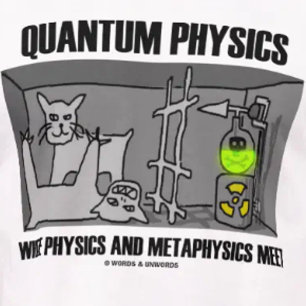 Camiseta Física de quantum onde a física e a metafísica