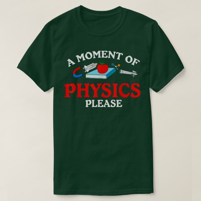 Camiseta Física do Nerd de Geeks de ciência (Frente do Design)