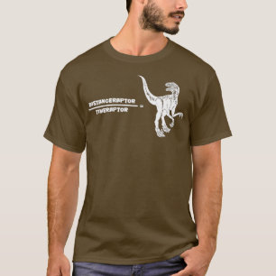Camiseta Física do Velociraptor DistanceraptorTimeraptor