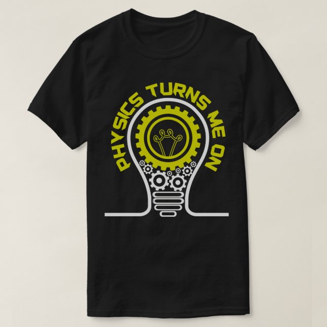 Camiseta Física engraçada do Geek de eletricidade (Frente do Design)