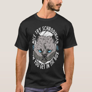 Camiseta Física Gata Cientista Ciência Quântica Física