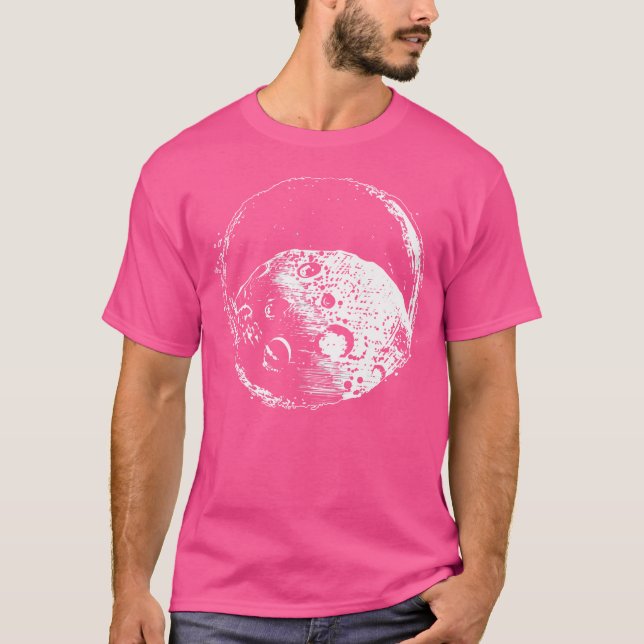Camiseta Física Grande Dente Ideia Lua Astronomia (Frente)