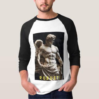 Camiseta "Física Majestosa: T- Muscular Grega Inspirada por