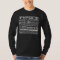 Camiseta física no escuro
