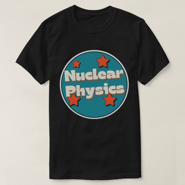 Camiseta Física nuclear (Frente do Design)
