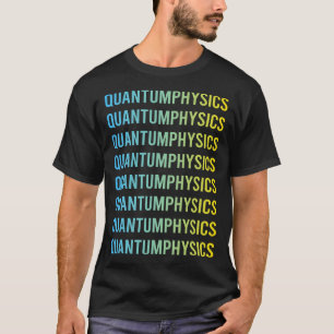 Camiseta Física Quântica Amarela Azul