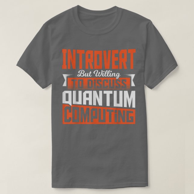 Camiseta Física Quântica Ciência da Computação Científica e (Frente do Design)