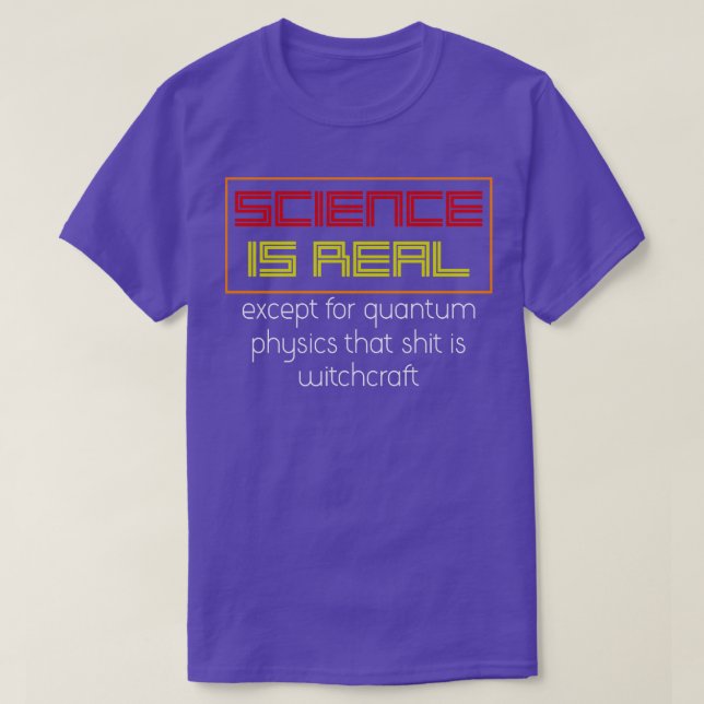 Camiseta Física Quântica Engraçada Dando Física (Frente do Design)
