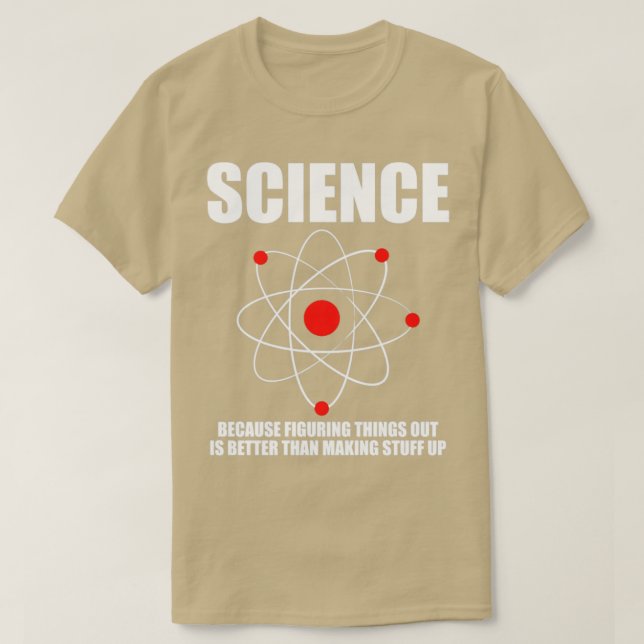Camiseta Física química dos átomos de ciência (Frente do Design)