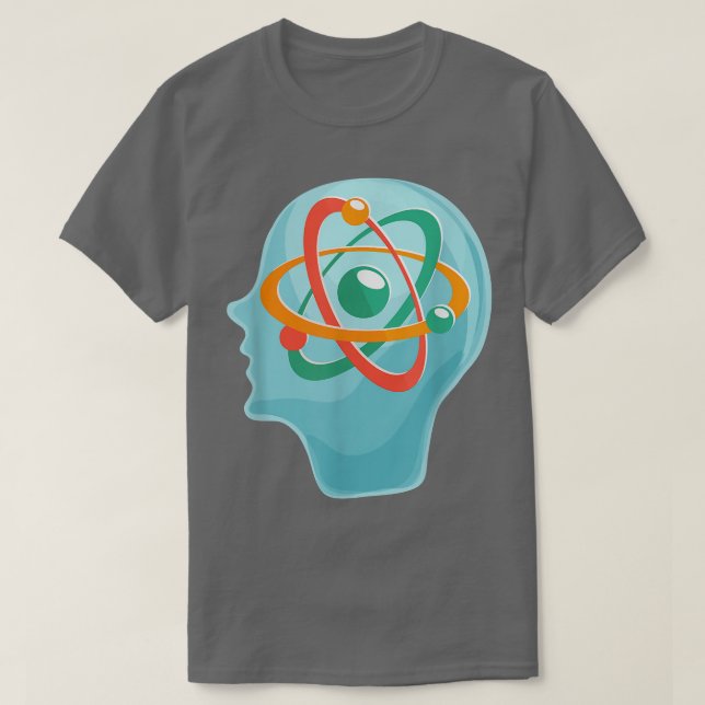 Camiseta Físico Cientista Atom Eletroncientista Quantum (Frente do Design)