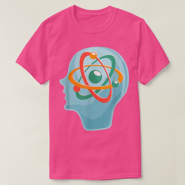 Camiseta Físico Cientista Atom Eletroncientista Quantum (Frente do Design)