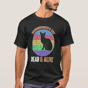 Camiseta Físico da Mecânica Quântica Matemática Schrodinge