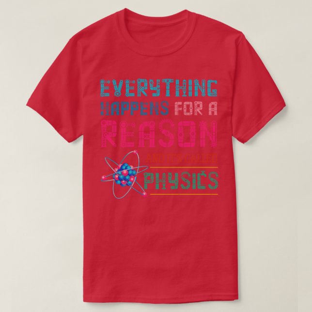 Camiseta Físico - Física de Retro-Ciência (Frente do Design)