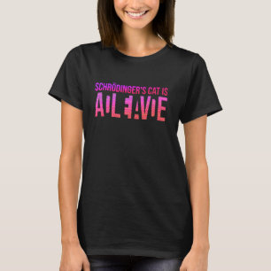 Camiseta Físico Quântico Estudante Nerd Morto Vivo Schrödin
