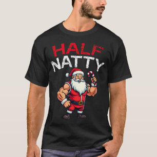 Camiseta Fisiculturista De Natal Metade Natty Metade Estero