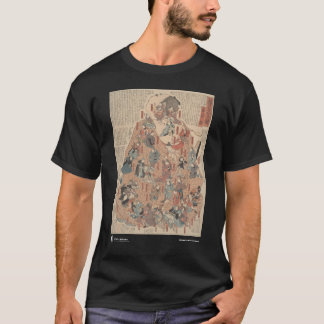 Camiseta Fisiologia humana, vista traseira