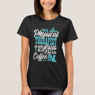 Camiseta Fisioterapeuta Cristão Gatos Jesus Café Fisio