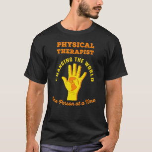Camiseta Fisioterapeuta Mudando O Mundo Pt Terapia