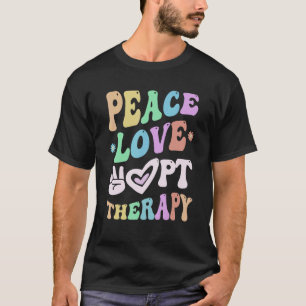 Camiseta FISIOTERAPIA AMOR PAZ Equipe Terapeuta Fisioterape