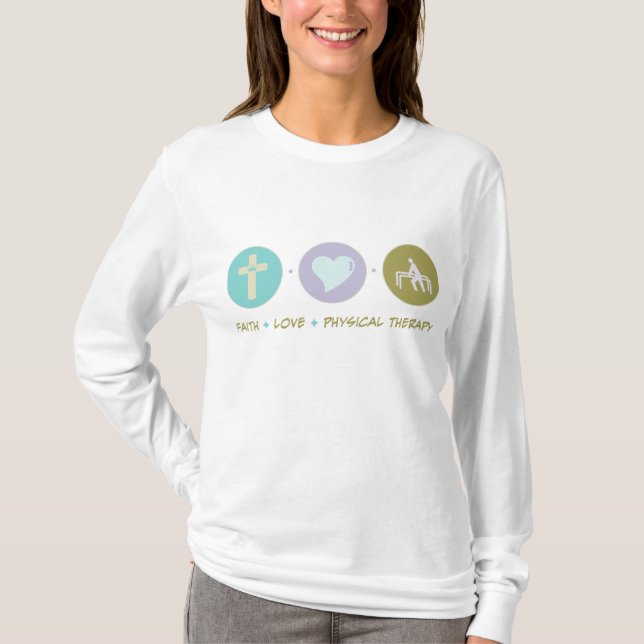Camiseta Fisioterapia do amor da fé (Frente)