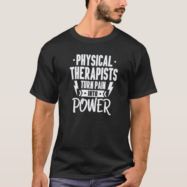 Camiseta Fisioterapia Dor em Poder Pt Fisioterapeuta (Frente)