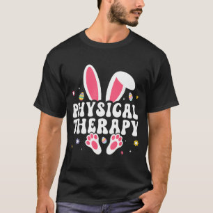 Camiseta Fisioterapia Feliz Dia de Páscoa Coelho Ovos FT