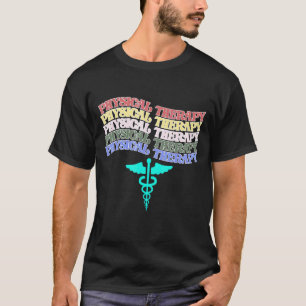 Camiseta Fisioterapia Retro Fisioterapeuta Terapeuta Gráfic