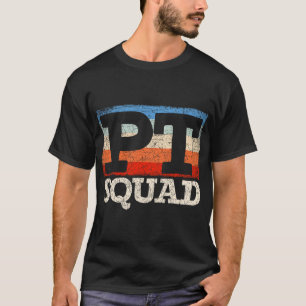 Camiseta Fisioterapia Retro PT Squad Terapia Física