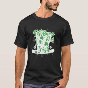 Camiseta Fist Bump Me Sou Irlandês St Patricks Engraçado