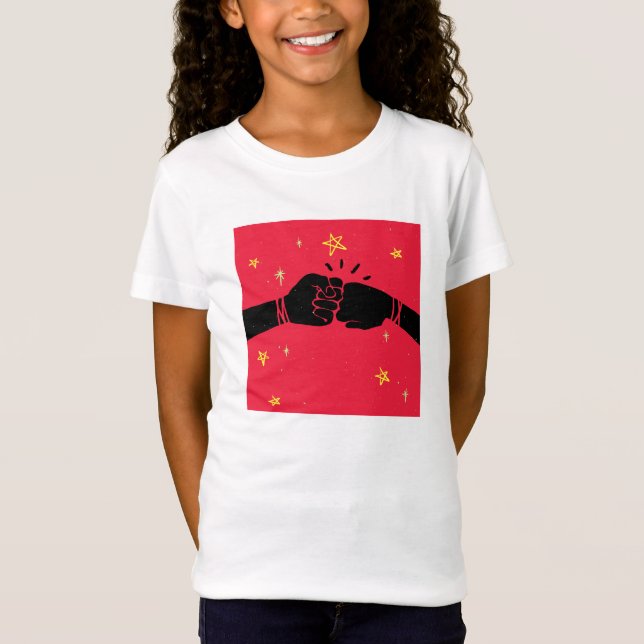 Camiseta Fist Bump Melhor Amigo (Frente)