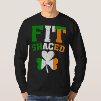 Camiseta Fit Shaced Irish St Patricks Day Shamrock drinkin