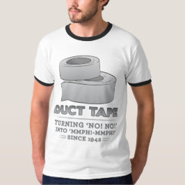 Camiseta fita adesiva - girando não! não! no mmph! mmph!