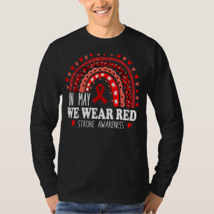 Camiseta Fita Arco-Íris Em Maio Vestimos A Consciência Do T