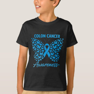 Camiseta Fita azul conscientização do câncer de cólon color