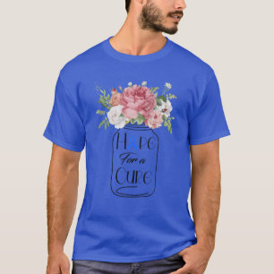 Camiseta Fita Azul Esperança Para Uma Cura