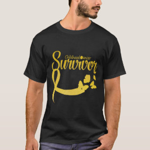 Camiseta Fita Borboleta Consciente Sobrevivente de Câncer I